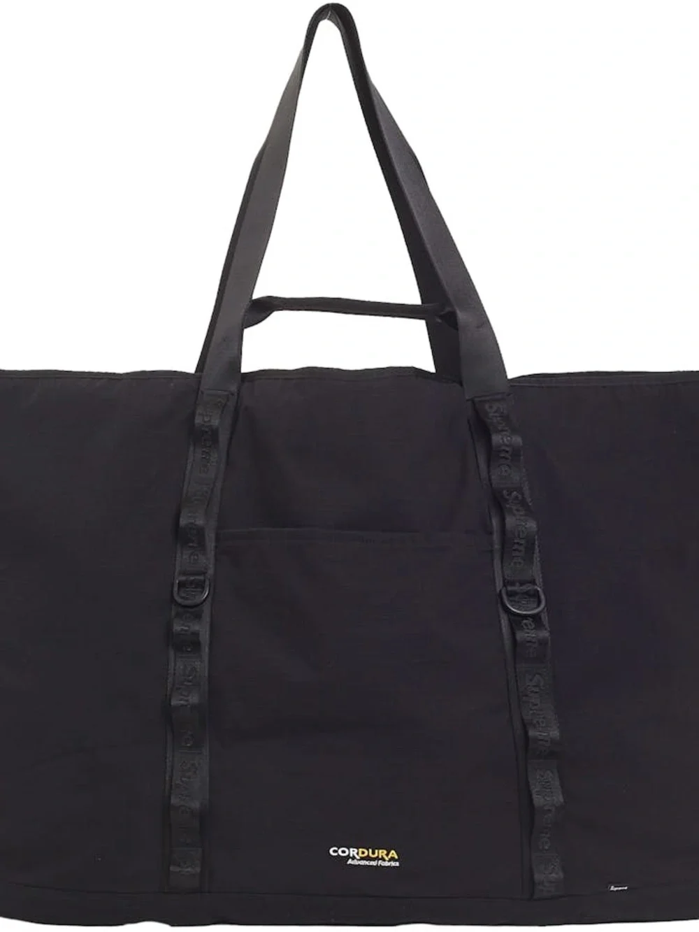 SUPREME LOGO TOTE BAG BLACK